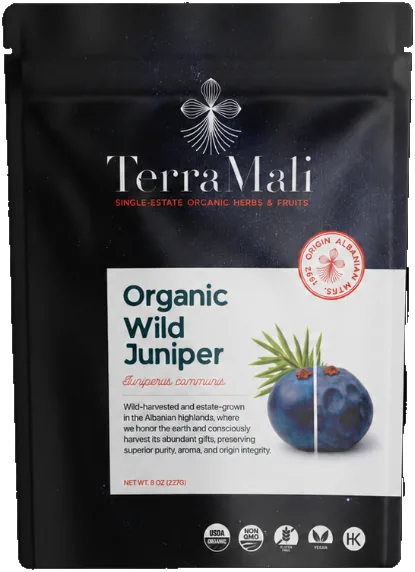 Terra Mali Organic Wild Juniper pouch