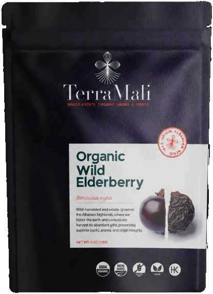Terra Mali Organic Wild Elderberry pouch