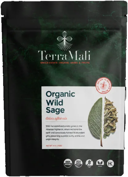 Terra Mali Organic Wild Sage pouch